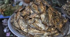 Ngari - A popular and traditional fermented fish product that is widely used in Manipuri cuisine